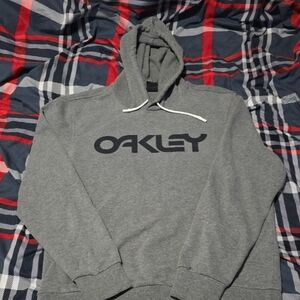 Oakley Gray Sweatshirt Classic Pullover Style